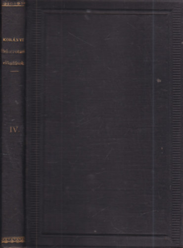 Dr. B�r� Kor�nyi S�ndor - Belorvostani el�ad�sok IV. sorozat