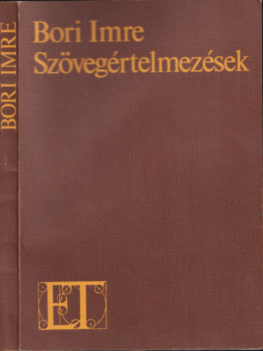 Bori Imre - Szvegrtelmezsek (Dediklt)