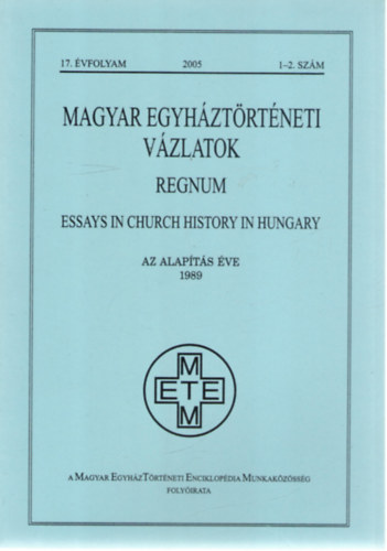 Magyar EgyhzTrtneti Enciklopdia Munkakzssg - ---