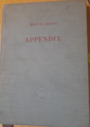 Bolyai J�nos - Appendix - A t�r tudom�nya