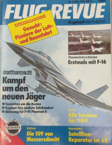 Flug Revue Flugwelt International Heft 3 Mrz 1984