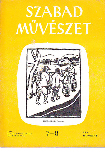 Szabad Mvszet 1949 III. vf. 7-8. szm