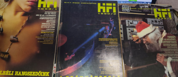 Darvas Lszl  (szerk.) - 3db Hifi Magazin - Darvas Lszl (szerk.) - Hifi Magazin 1990/1.; 2.; 3.