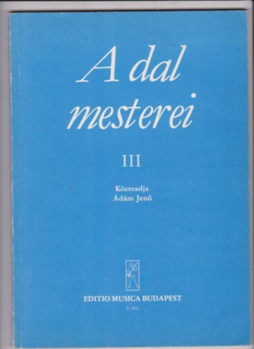 �d�m Jen� - A dal mesterei III.
