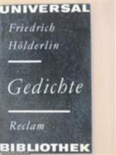 Friedrich Hlderlin - Gedichte
