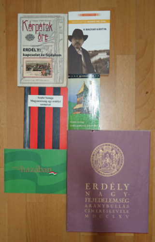 Kőrössy P. József , Markó Béla, Szabó Szonja Száraz György (szerk.) - 4 könyv az erdélyi-magyar kapcsolatokról + 2 ajándékkönyv: Erdély múltjáról, jelenidőben, A magyar kártya, Erdély: kapcsolat és fájdalom, Magyarország egy erdélyi szemével + Hiszek egy hazában, Erdély Nagyfejedelemség aranybullá
