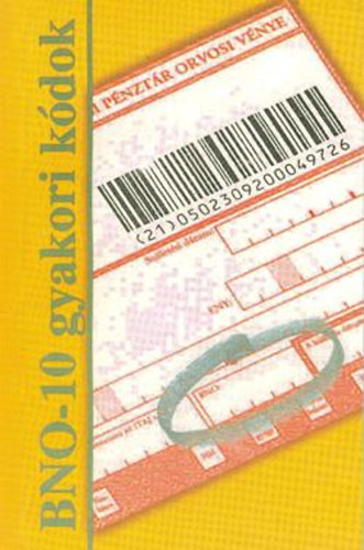 BNO-10 gyakori kódok betűrendi mutatója (Tizedik revízió)