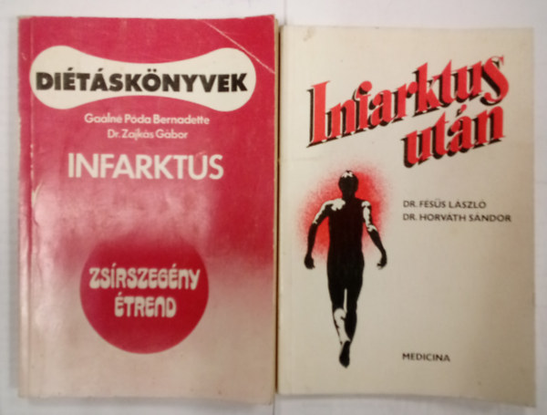 Dr. Dr. Horváth Sándor, Gaálné P. B.-Dr. Zajkás Fésüs László - Infarktus után + Infarktus - Diéta infarktuson átesett betegek számára