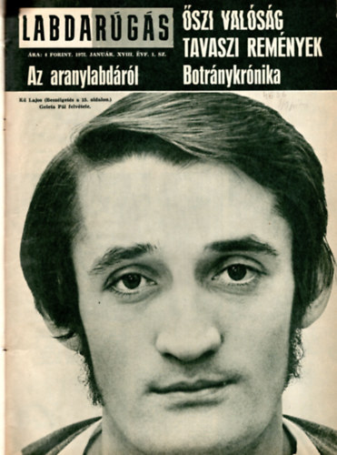 Hoffer J�zsef   (szerk) - Labdar�g�s 1972. ( XVIII. �vfolyam 1-12. sz. teljes )