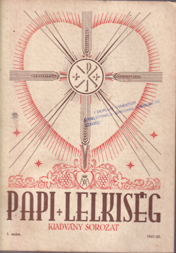 Papi Lelkis�g 1941/42 1-4. sz�m