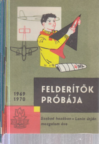 7 db. Kisdobos és úttörő próbafüzet 1969-70.