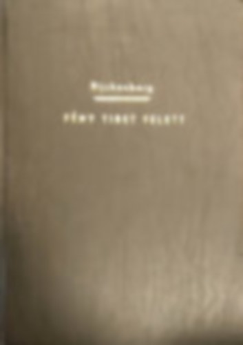 J. Van Rijckenborgh - Fény Tibet felett (Kézirat formájában
