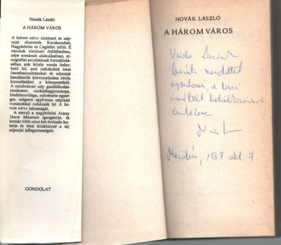 Nov�k L�szl� - A h�rom v�ros