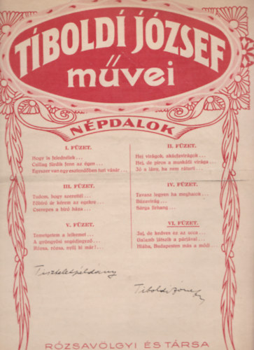 Tiboldi Jzsef mvei (Dediklt)
