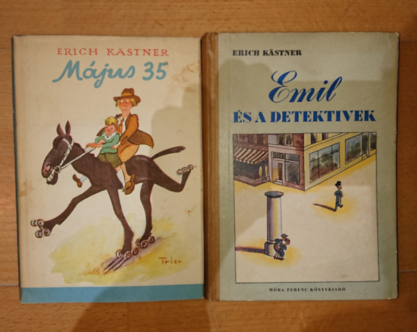 Erich K�stner - 2 db Errich K�stner k�nyv: M�jus 35., Emil �s a detekt�vek