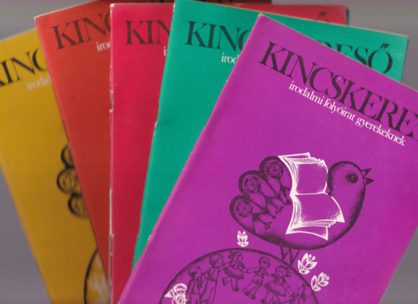 6 db Kincskeres�-Irodalmi foly�irat t�z-tizenn�gy �veseknek: 1978/1-5., 9. sz�mok