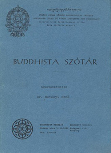 dr. Hetnyi Ern  (szerk.) - Buddhista sztr
