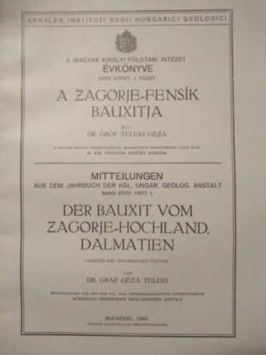 Teleki Gza - A Zagorje-fensk bauxitja