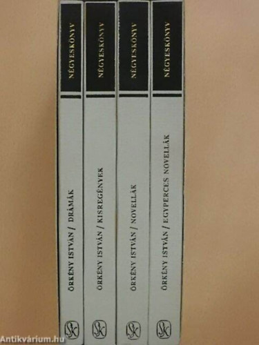 �rk�ny Istv�n - N�gyesk�nyv - Egyperces novell�k/Dr�m�k/Kisreg�nyek/Novell�k    (Eredeti v�d�dobozban)