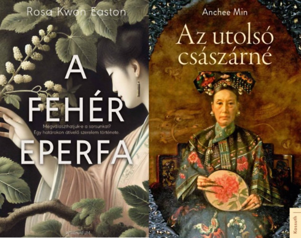 Anchee Min, A. Min Rosa Kwon Easton - 2 db könyv távol-keleti női sorsokról: A fehér eperfa + Az utolsó császárné