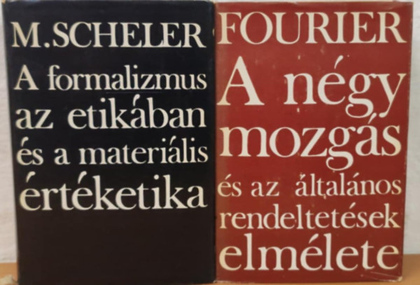 Charles Fourier M. Scheler - Filozófiai könyvcsomag