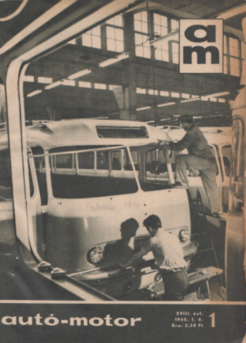 B. Pr Ibolya  (szerk.) - Aut-motor 1965. XVIII. vfolyam/1-24 (teljes vfolyam, 24 db, lapszmonknt)