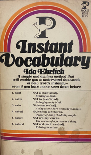 Ida Ehrlich - Istant Vocabulary
