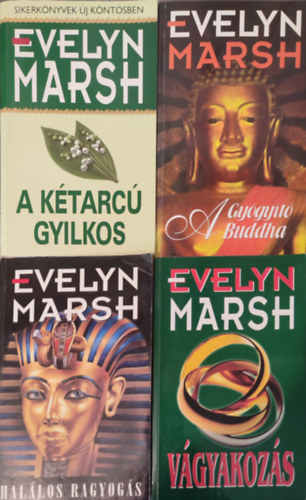 Evelyn Marsh - A gygyt buddha+A ktarc gyilkos+Hallos ragyogs+Vgyakozs 4db krimi