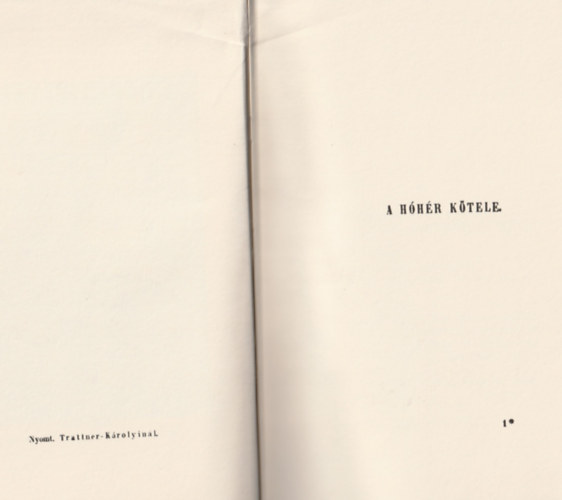A Hhr Ktele (1973,reprint)