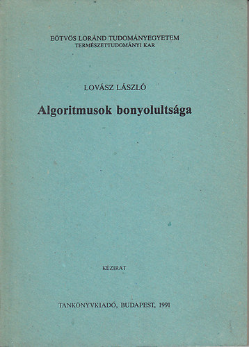 Lovász László - Algoritmusok bonyolultsága