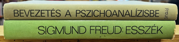 Sigmund Freud - 2 db Freud k�nyv: Essz�k, Bevezet�s a pszichoanal�zisbe