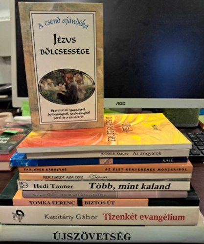 Hoz, Faulkner Krolyn, Reichardt Aba OSB, Tomka Ferenc, Kapitny Gbor Heinrich Krauss - 11 db-os knyvcsomag: Kt+Az let Kenyernek morzsibl+Jzus blcsessge+Utak a szeretethez+AZ angyalok+Zsizsa