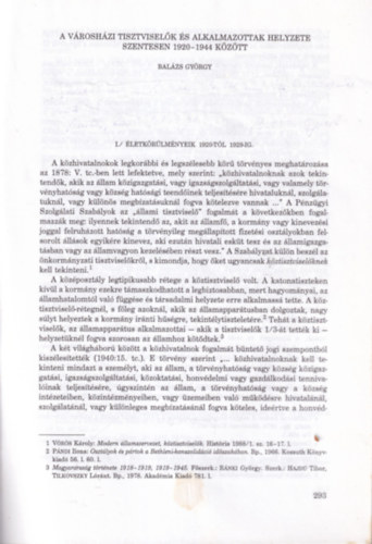 Bal�zs Gy�rgy - T�rt�neti Tanulm�nyok 4-5. k�tet k�l�nlenyomat ( mindkett� dedik�lt )