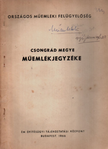 F�ti P�l - Csongr�d Megye M�eml�kjegyz�ke.