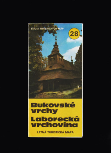 Bukovské vrchy. Laborecká vrchovina /Letná turistická mapa/
