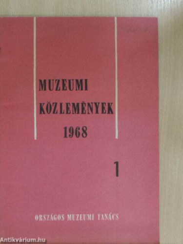 Múzeumi közlemények 1968/1.