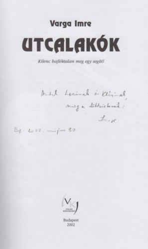 Varga Imre - Utcalakók