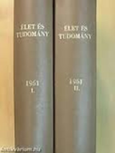 let s Tudomny 1961 (I-II) Teljes vfolyam, kt ktetbe ktve.