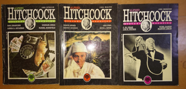 H. Russell Wakefield, Prosper Merim�e, Linda Evans, M�rim�e-Hitchcock-Evans-Tappon Loren d. Estleman - 3 db Alfred Hitchcock Mystery Magazin: 1993/m�rcius + + 1993/�prilis + 1993/m�jus