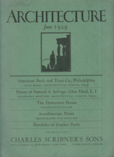Architecture June 1929.