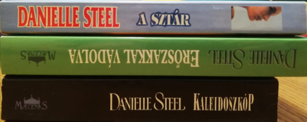 3 db Danielle Steel k�nyv (A szt�r, Er�szakkal v�dolva, Kaleidoszk�p)
