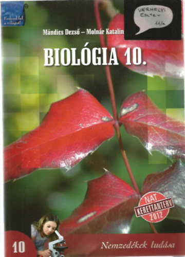 Mndics; Molnr Katalin - Biolgia 10.