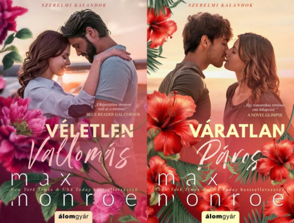 Max Monroe - 2 db Max Monroe: V�letlen vallom�s + V�ratlan p�ros