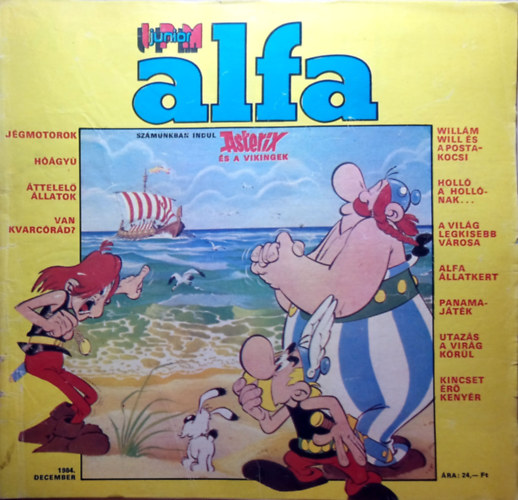 IPM Junior Alfa - VI. vf. 6. szm, 1984. december: Asterix s a vikingek