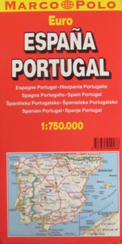 Espana - Portugal 1:750.000 auttrkp