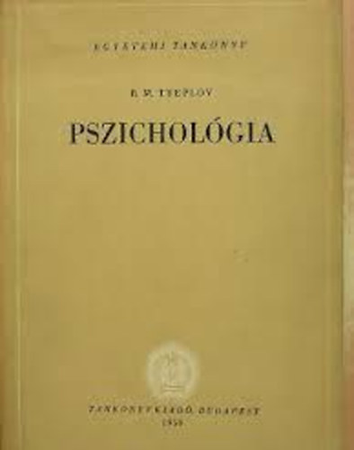 B.M. Tyeplov - Pszicholgia