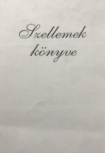 Allan Kardec - Szellemek knyve