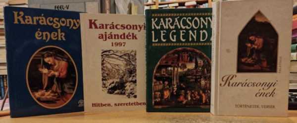 Dr. Urbán László, Borbás Mária, D. Szabó Mária (szerk.) Mérő Éva (szerk.) - 4 db Merry Christmas: Karácsonyi ének (Borbás) + Karácsonyi ének (D. Szabó) + Karácsonyi ajándék 1997 + Karácsonyi legenda