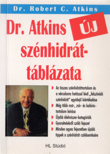 Robert C. Atkins Dr. - Dr. Atkins j sznhidrttblzata - Tbb mint 1300 mrkanvvel elltott s htkznapi tel felsorolsa az sszes sznhidrt-, rost-, felszvd sznhidrt-, fehrje- s zsrtartalom, valamint kalriaszmtssal