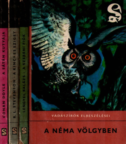 Lengyel Balzs, Arthur Conan Doyle R. L. Stevenson - 4 db Delfin ktet: A kincses sziget - A nma vlgyben - A szebeni fik - A stn kutyja